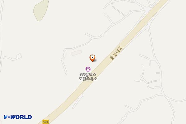 (합)도원주유소 LPG충전소 수소충전소 위치 지도 — 충청북도 청주시 청원구 내수읍 충청대로 771