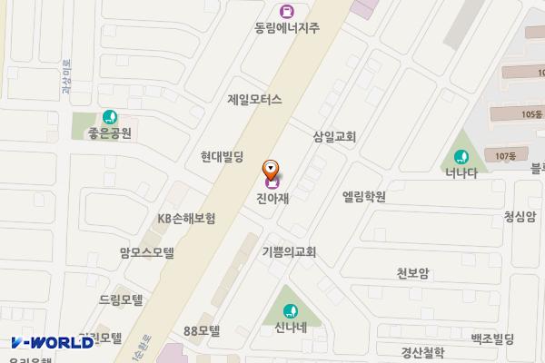 KH에너지㈜ J주유소 위치 지도 — 충청북도 청주시 흥덕구 1순환로 531(봉명동)