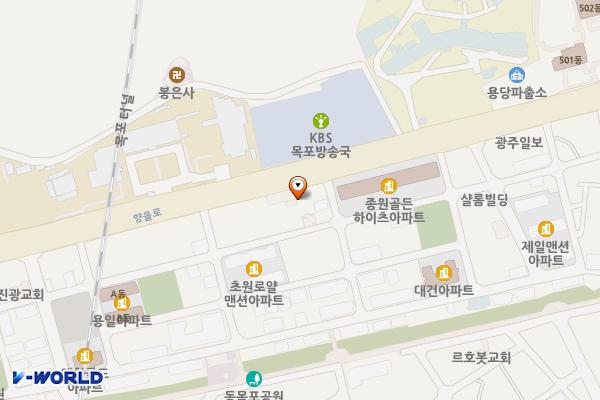 목포용해동우체국 위치 지도 — 전남광주통합특별시 목포시 양을로 220, 목포용해우체국 (용당동)