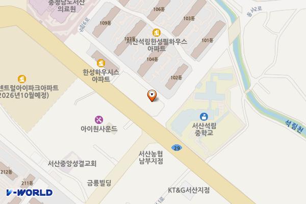 석림동 561-6 임시공영주차장 위치 지도 — 충청남도 서산시 석림동 561-6