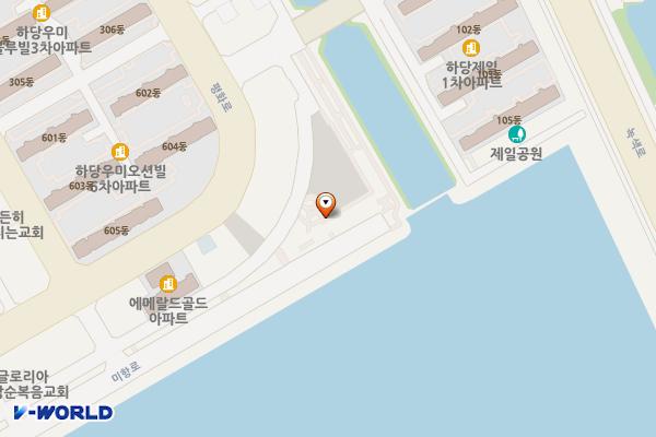 평화광장공원(평화다리 앞) 위치 지도 — 전남광주통합특별시 목포시 미항로 173 (옥암동)