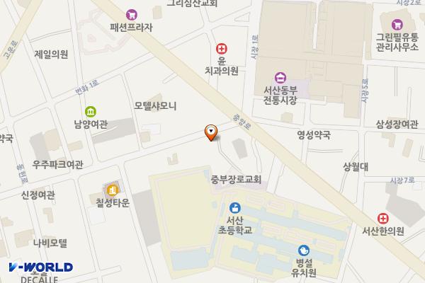 동문동 963-3 임시공영주차장 위치 지도 — 충청남도 서산시 동문동 963-3, 925-4