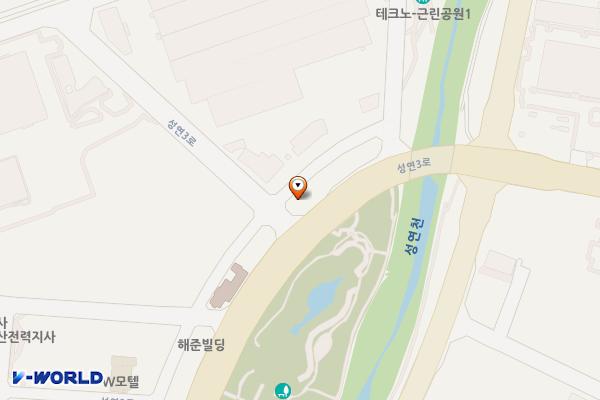 성연면 오사리 1637 임시공영주차장 위치 지도 — 충청남도 서산시 성연면 오사리 1637