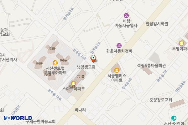 석림동 618-4 임시공영주차장 위치 지도 — 충청남도 서산시 석림동 618-4