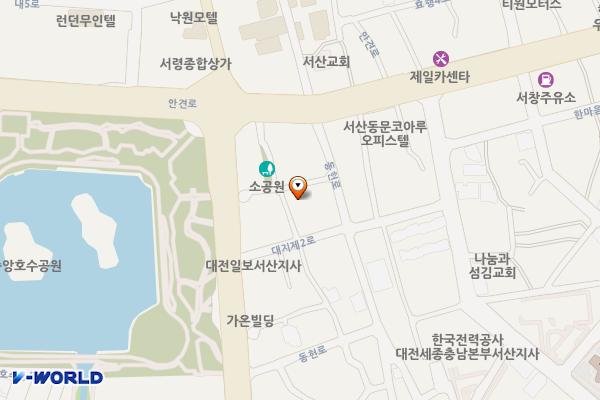 읍내동 19-1 임시공영주차장 위치 지도 — 충청남도 서산시 읍내동 19-1