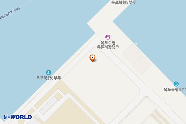 북항어선물양장 위치 지도 — 전남광주통합특별시 목포시 고하대로597번길 122-5 (죽교동)