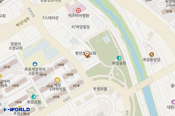 출입국관리사무소 목포출장소 위치 지도 — 전남광주통합특별시 목포시 백년대로412번길 26, 광주출입국관리사무소 (옥암동)