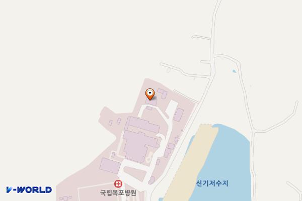 국립목포병원 위치 지도 — 전남광주통합특별시 목포시 신지마을1길 75 (석현동)