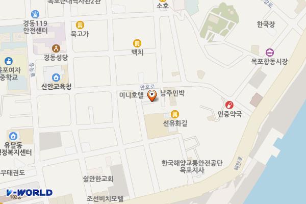 국립목포검역소 위치 지도 — 전남광주통합특별시 목포시 해안로177번길 20, 목포검역소 (항동)