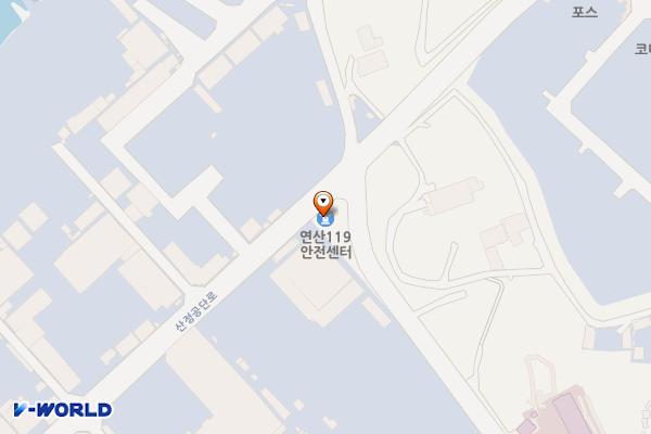 119 연산안전센터 위치 지도 — 전남광주통합특별시 목포시 산정공단로 64, 연산119안전센터 (연산동)