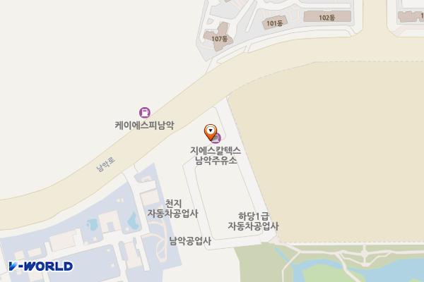 남선석유(주)남악주유소 위치 지도 — 전남광주통합특별시 목포시 남악로58번길 2 (옥암동)