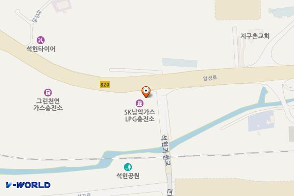 남악가스 충전소 위치 지도 — 전남광주통합특별시 목포시 임성로 34 (석현동)