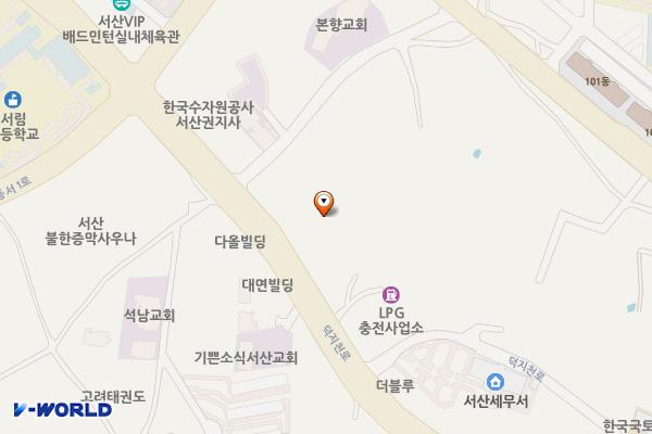 석림동 437-2 캠핑카 임시공영주차장 위치 지도 — 충청남도 서산시 석림동 437-2