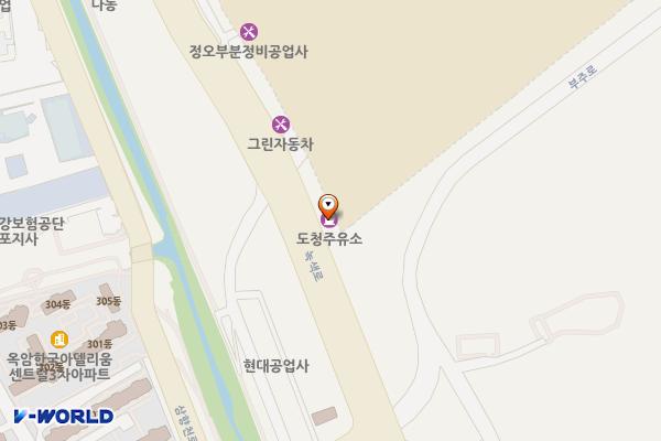 도청주유소 위치 지도 — 전남광주통합특별시 목포시 녹색로 139 (옥암동)