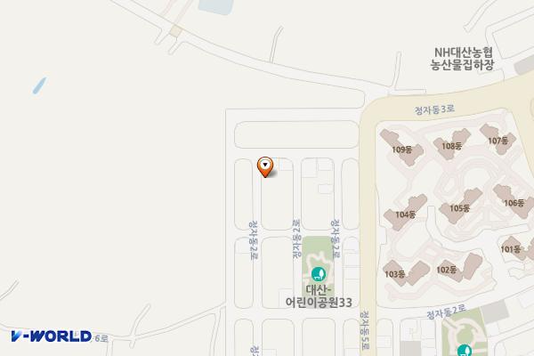 대산읍 대산리 1452 임시공영주차장 위치 지도 — 충청남도 서산시 대산읍 대산리 1452
