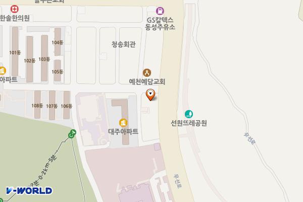 선원주유소 위치 지도 — 전남광주통합특별시 여수시 무선로 113 (선원동)
