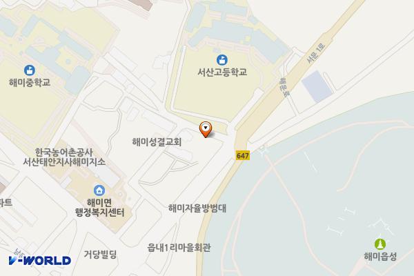 해미면 읍내리 433 임시공영주차장 위치 지도 — 충청남도 서산시 해미면 읍내리 433