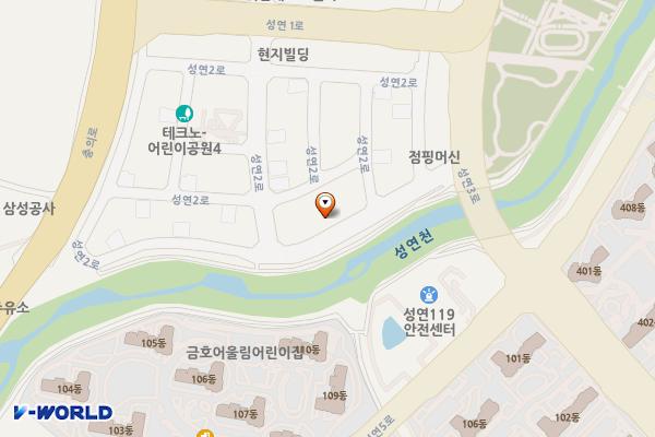 성연면 오사리 1768 임시공영주차장 위치 지도 — 충청남도 서산시 성연면 오사리 1768