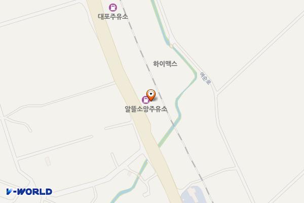 하늘주유소 위치 지도 — 전남광주통합특별시 여수시 소라면 여순로 228 (대포리)
