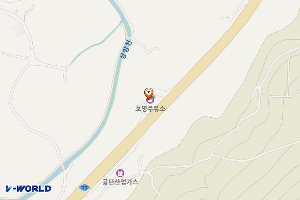 호명주유소 위치 지도 — 전남광주통합특별시 여수시 상암로 419 (호명동)