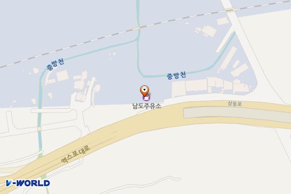 남도주유소 위치 지도 — 전남광주통합특별시 여수시 삼동로 41 (주삼동, 남도주유소)