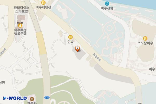 동백 공영주차장  공용화장실 위치 지도 — 전남광주통합특별시 여수시 오동도로 98