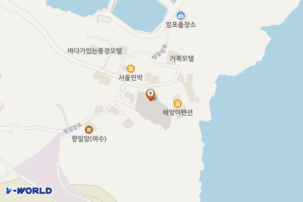 향일암 공영주차장 공용화장실 위치 지도 — 전남광주통합특별시 여수시 향일암로 70-4
