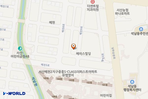 예천동 1681 임시공영주차장 위치 지도 — 충청남도 서산시 예천동 1681