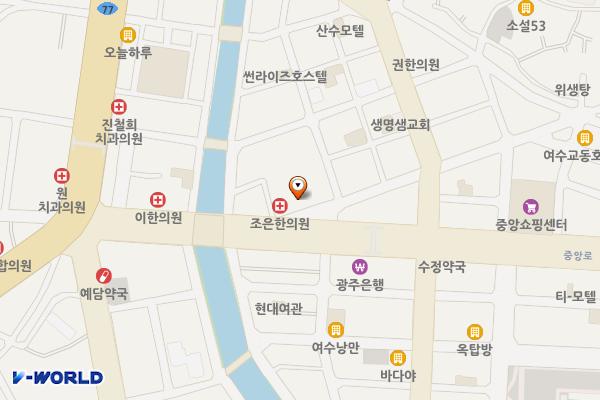 여수농협 충무지점 위치 지도 — 전남광주통합특별시 여수시 충무1길 14 (충무동)