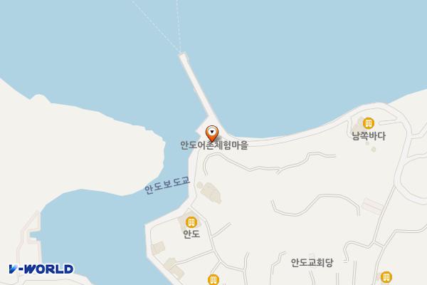 남면 안도 매표소 화장실 위치 지도 — 전남광주통합특별시 여수시 남면 안도해변길 1, 안도간이여객터미널