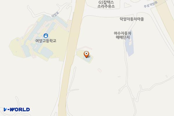 소라도서관 위치 지도 — 전남광주통합특별시 여수시 소라면 덕양로 344