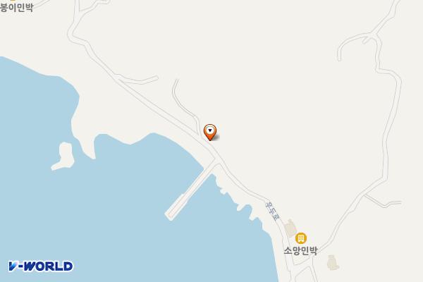 직포마을 화장실 위치 지도 — 전남광주통합특별시 여수시 남면 우두로 272