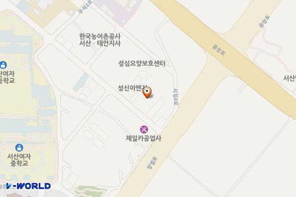 서산여고주변임시공영주차장 위치 지도 — 충청남도 서산시 석림동 302-15