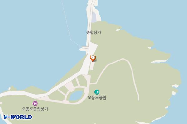 오동도 광장 위치 지도 — 전남광주통합특별시 여수시 수정동 1-4