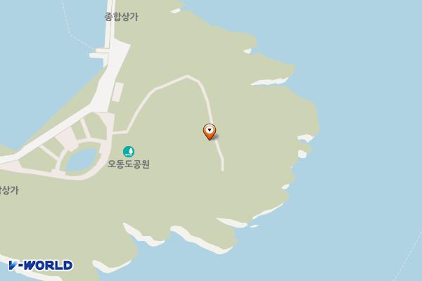 오동도 용굴 위치 지도 — 전남광주통합특별시 여수시 수정동 1-2