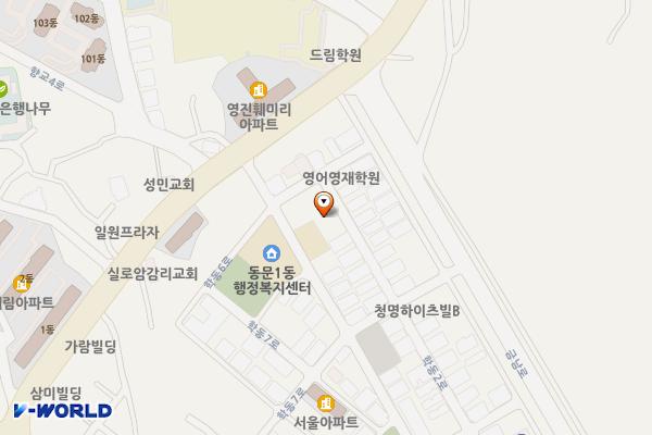 동문1동행정복지센터주변임시공영주차장 위치 지도 — 충청남도 서산시 동문동 469-3