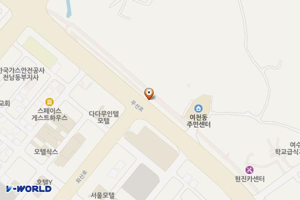 여천시외버스정류장 위치 지도 — 전남광주통합특별시 여수시 무선로 200