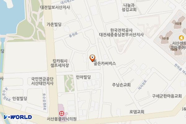 서산26호공원주변임시공영주차장 위치 지도 — 충청남도 서산시 석남동 6-4