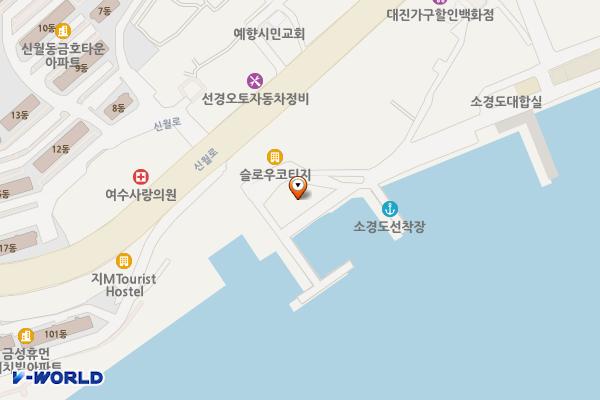 삼룡조선소옆 위치 지도 — 전남광주통합특별시 여수시 신월동 112-64