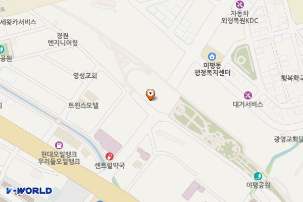 미평공원(놀이터앞) 위치 지도 — 전남광주통합특별시 여수시 둔덕2길 6-11 (미평동)