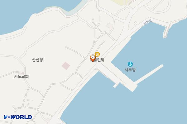 서도항 공중화장실 위치 지도 — 전남광주통합특별시 여수시 삼산면 장덕로 447