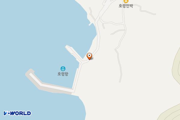 호령마을 위치 지도 — 전남광주통합특별시 여수시 화정면 개도리 1674-2