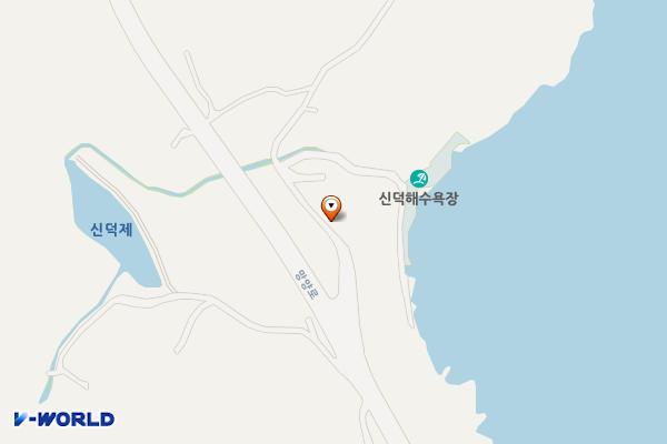 신덕해수욕장 위치 지도 — 전남광주통합특별시 여수시 신덕2길 10