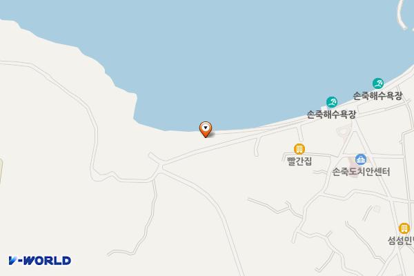 손죽해수욕장 화장실 위치 지도 — 전남광주통합특별시 여수시 삼산면 손죽길 78