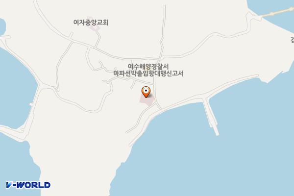 여자보건진료소 위치 지도 — 전남광주통합특별시 여수시 화정면 마파지길 17 (여자리, 여자보건진료소)