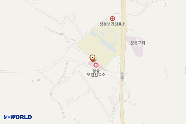 상봉보건진료소 위치 지도 — 전남광주통합특별시 여수시 율촌면 상봉1길 28 (상봉리, 상봉보건 진료소)