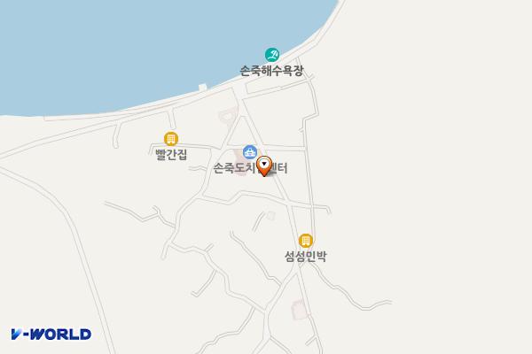 손죽보건진료소 위치 지도 — 전남광주통합특별시 여수시 삼산면 우데미길 12 (손죽리)