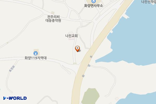 화양농협(화양지점) 위치 지도 — 전남광주통합특별시 여수시 화양면 화양로 1385
