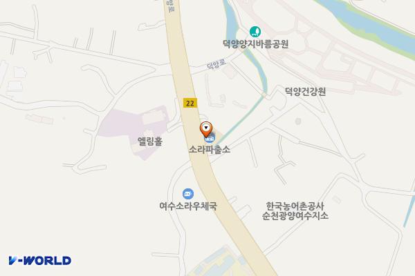 소라파출소 위치 지도 — 전남광주통합특별시 여수시 소라면 덕양로 452 (덕양리, 소라파출소)