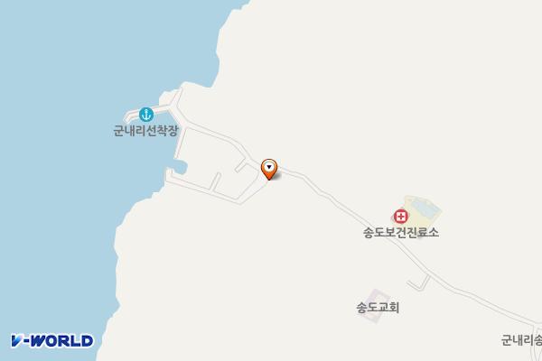 송도보건진료소 위치 지도 — 전남광주통합특별시 여수시 돌산읍 송도길 51 (군내리)
